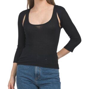 NEW! ZARA Ribbed 2 Piece Top